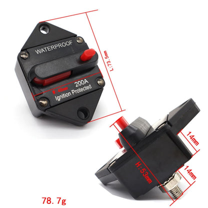 CB10 Car Audio Modified Automatic Circuit Breakerion, 20A, 30A, 40A, 50A, 60A, 80A, 100A, 150A, 200A