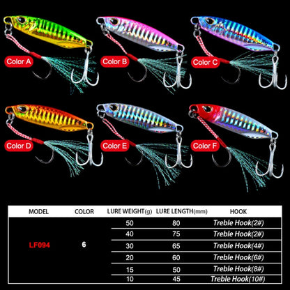 PROBEROS Leurre de pêche en métal, en fer, en plomb, pour lancer loin, 10G, 15G, 20G, 30G, 40G, 50G