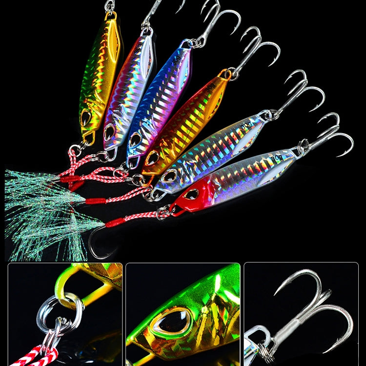 PROBEROS Leurre de pêche en métal, en fer, en plomb, pour lancer loin, 10G, 15G, 20G, 30G, 40G, 50G