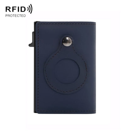 Anti-Theft Positioning Wallet Men Card Holder Mini Wallets For Airtag, Cowhide Blue, Cowhide Black, Cowhide Brown, Cowhide Dark Brown, Cowhide Carbon Fiber