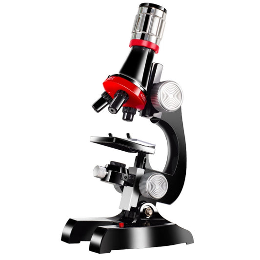Microscope HD 1200x, jouet éducatif pour enfants, noir, rose, bleu clair