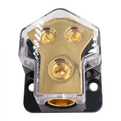DB31 Car Audio Amplifier Modified Insurance 1 Point 2 Splitter, Copper, Zinc Alloy
