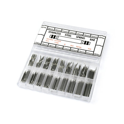 270 PCS / Box C015 8-25mm Stainless Steel Seamless Box Packing Spring Bar, 180 PCS / Box C014 8-25mm, 270 PCS / Box C015 8-25mm, 360 PCS / Box C016 8-25mm