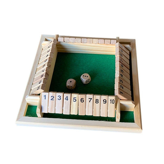 Jeu de société Parent-Enfant Quatre-Faces Flop, Velours Vert, Velours Rouge, Velours Noir Marron, Velours Quatre Couleurs