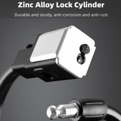 BG-0518 Mountain Bike Portable Anti-Theft Bold Cable Lock, Length:, 1.5m With Lock Frame, 1.8m With Lock Frame