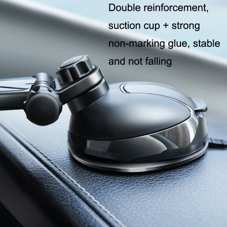 093 Car Navigation Dashboard Windshield Car Phone Holder, Black, Blue