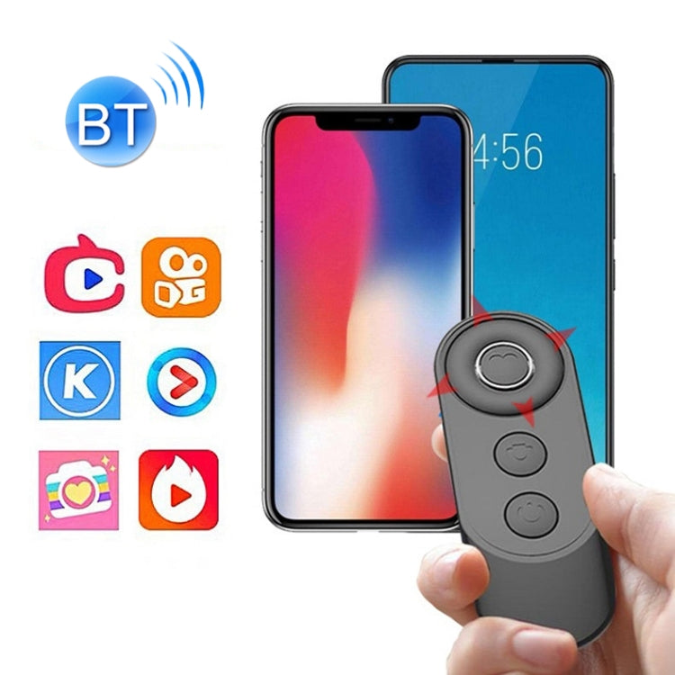 Mobile Phone Bluetooth Selfie Remote Control, Elegant Black