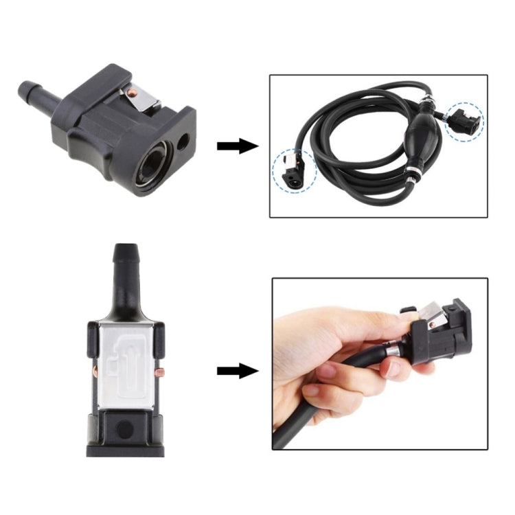 Yacht Fuel Connector For Yamaha Outboard Motor, Specification: Machine End Female Connector, Machine End Female Connector, Tank End Female Connector