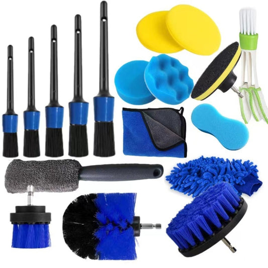 Brosse de nettoyage multi-fonctions pour perceuse électrique, 18 pièces