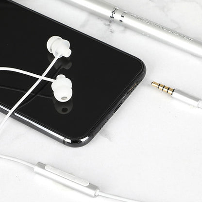 EN3900 3.5mm Plug In-Ear Wired Control Earphone with Mic, White, Red, Black