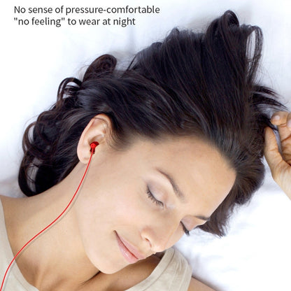 EN3900 3.5mm Plug In-Ear Wired Control Earphone with Mic, White, Red, Black
