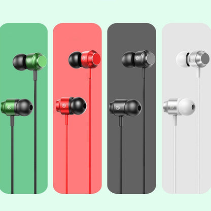 TS902 Metal In-Ear USB-C / Type-C Game Earphone, Cable Length: 1.2m, Red, Green, Black, Silver Gray