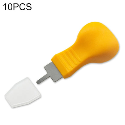 10 PCS Watch Rear Cover Tapping Knife Watch Opener, Style:, Yellow Narrow Mouth, Yellow Wide Mouth, Orange Flat-blade Mouth, Brown Narrow Mouth, Brown Flat-blade Mouth