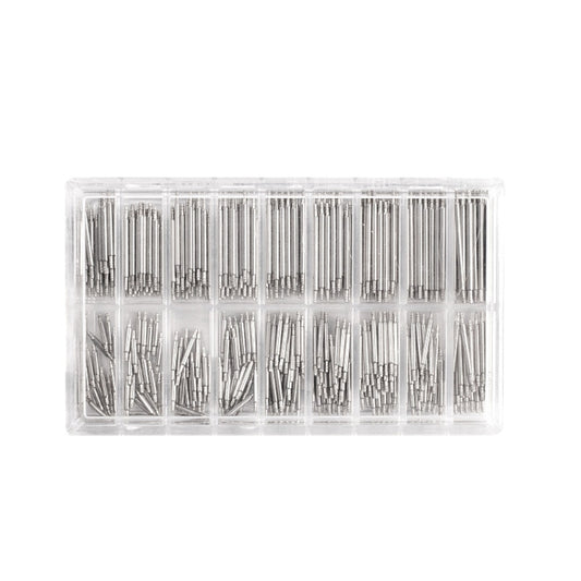 8-25mm Strap Connecting Shaft Stainless Steel Watch Spring Bar, 144 PCS / Set, 270 PCS / Set, 360 PCS / Set with Ear Batch