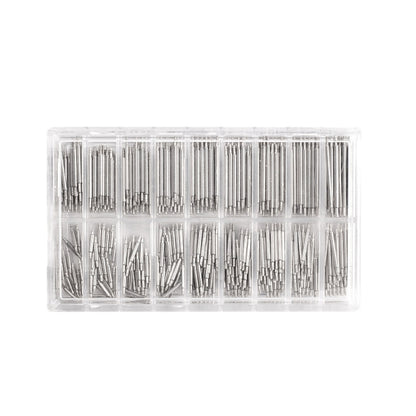 8-25mm Strap Connecting Shaft Stainless Steel Watch Spring Bar, 144 PCS / Set, 270 PCS / Set, 360 PCS / Set with Ear Batch