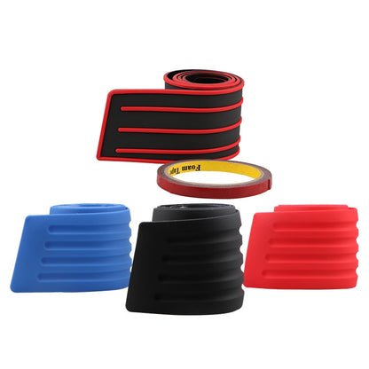 Bande de protection de seuil de coffre de voiture, Noir 8x90cm, Rouge 8x90cm, Bleu 8x90cm, Noir Rouge 8x90cm, Noir 9x104cm