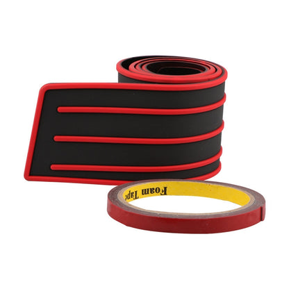 Bande de protection de seuil de coffre de voiture, Noir 8x90cm, Rouge 8x90cm, Bleu 8x90cm, Noir Rouge 8x90cm, Noir 9x104cm