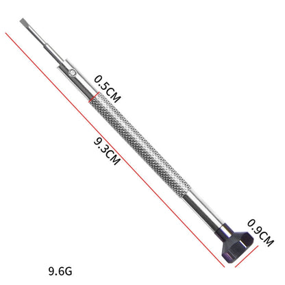 3 PCS LSD5075 Color Screwdriver Watch Repair Tool, 0.6mm Word, 0.8mm Word, 1.0mm Word, 1.2mm Word, 1.4mm Word, 1.6mm Word, 1.8mm Word, 2.0mm Word, 1.2mm Crosshead, 1.4mm Crosshead, 1.6mm Crosshead