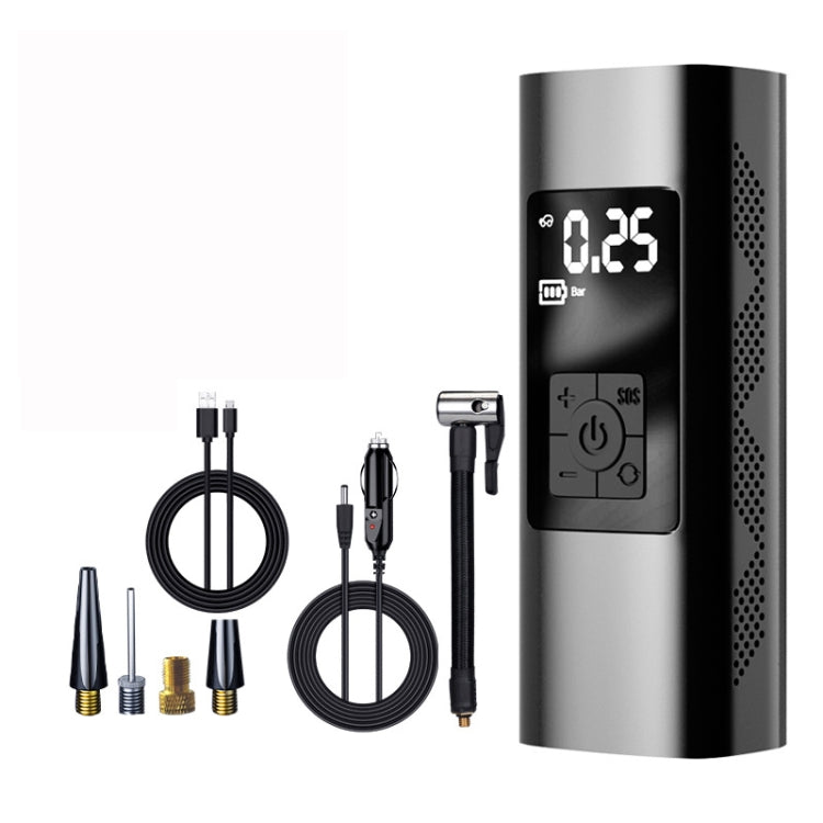 Pompe à air électrique portable avec affichage numérique, version filaire 2712, version sans fil 2712 6000 mAh, version filaire L2775, version sans fil L2775 4000 mAh