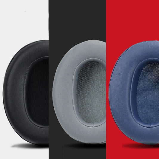 2pcs Sponge Earpad For SONY WH-XB900N Headset, Protein Skin-Gray, For SONY WH-XB900N (Protein Black)