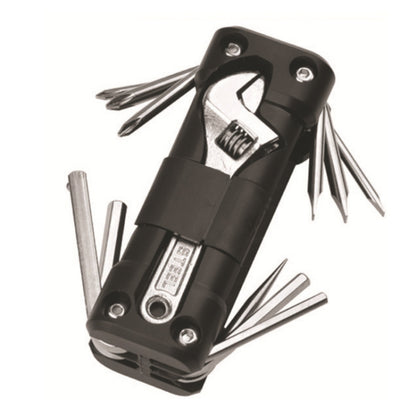 KT-02 Outil de survie multifonctionnel 16 en 1 pour camping en extérieur