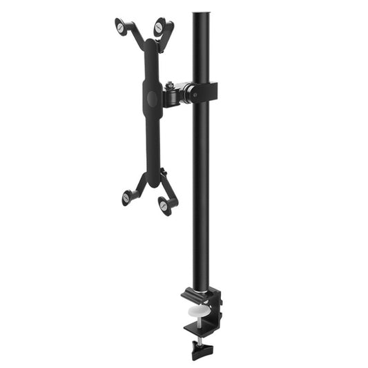 Soporte de metal para mesita de noche, con clip para escritorio, para tableta y teléfono, altura 50 cm