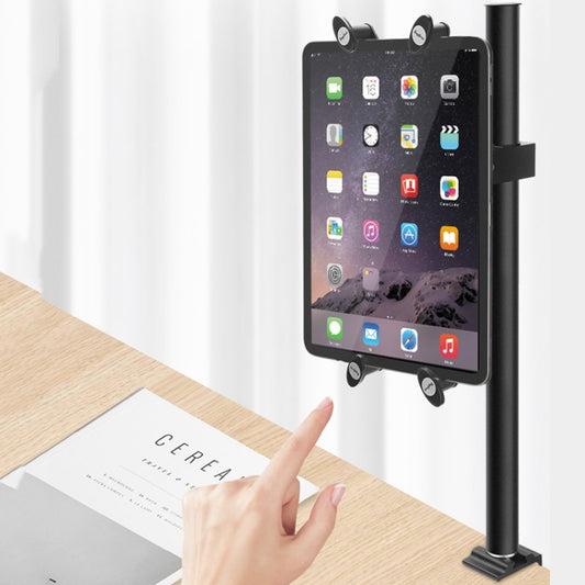 Soporte de metal para mesita de noche, con clip para escritorio, para tableta y teléfono, altura 50 cm