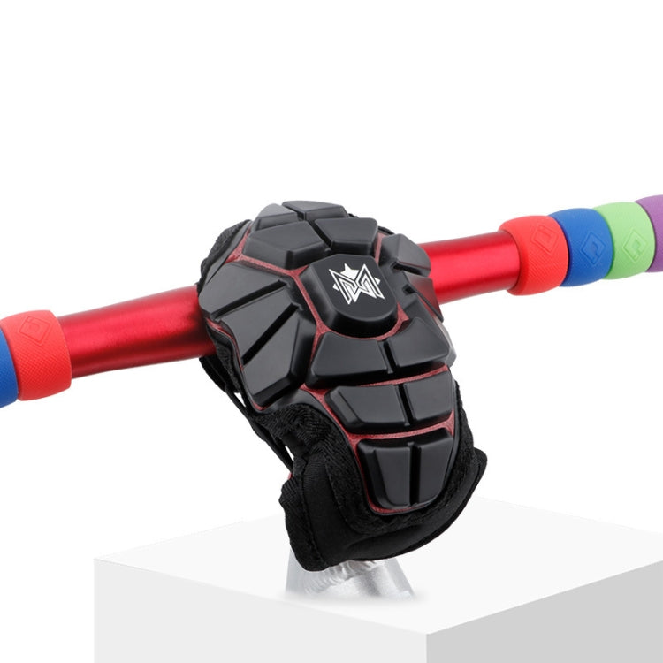 Meroca Children Balance Bike Handle Protective Cover, Black, Black Red, Black Blue, Black Orange