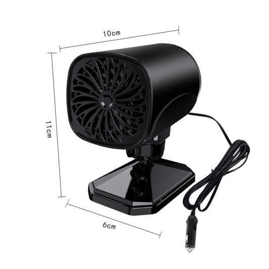 Chauffe-voiture et dégivreur portables 12V, Noir, Blanc