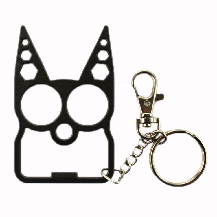 2 PCS 6 In 1 Multifunctional Keychain Zinc Alloy Bottle Opener