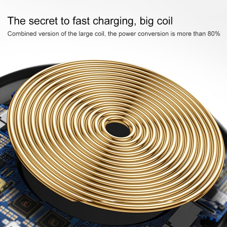 A9191 3 in 1 Multifunctional Vertical Wireless Charger, Black, White, Blue