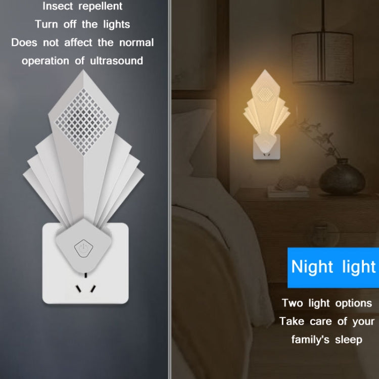 Ry001 Ultrasonic Electronic Mosquito Repellent Night Light, Plug Specifications:, US Plug, EU Plug, UK Plug, AU Plug