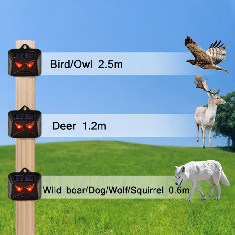 209A Solar High Frequency Flash Nocturnal Animal Repeller