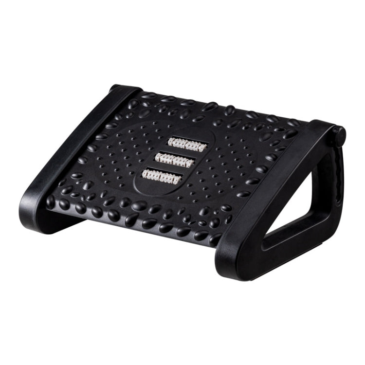 Office Computer Set Up Foot Stool Foot Massage Pedal, Bean Color, Black, White