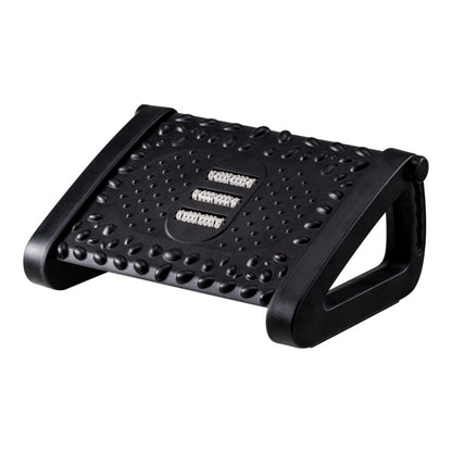 Office Computer Set Up Foot Stool Foot Massage Pedal, Bean Color, Black, White