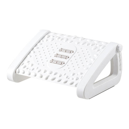 Office Computer Set Up Foot Stool Foot Massage Pedal, Bean Color, Black, White