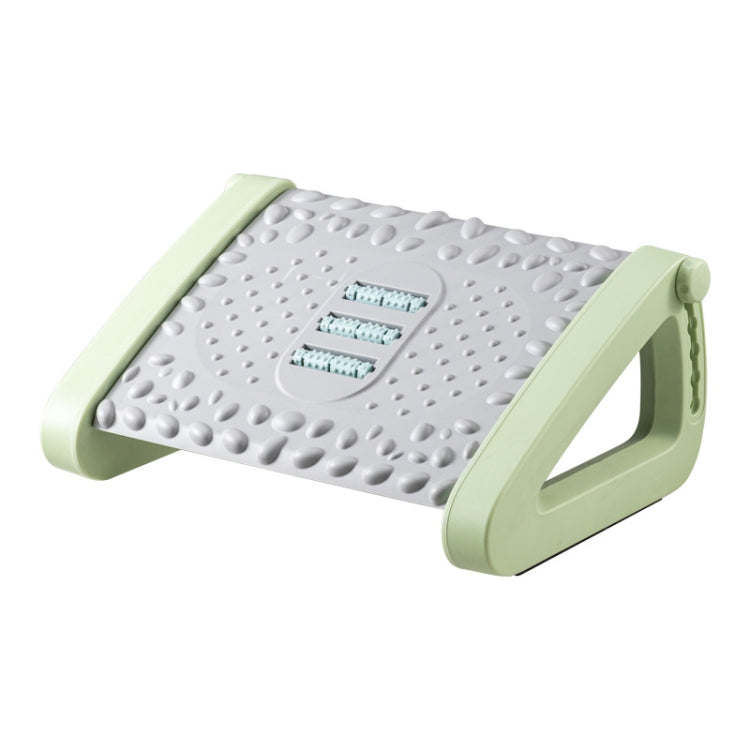 Office Computer Set Up Foot Stool Foot Massage Pedal, Bean Color, Black, White