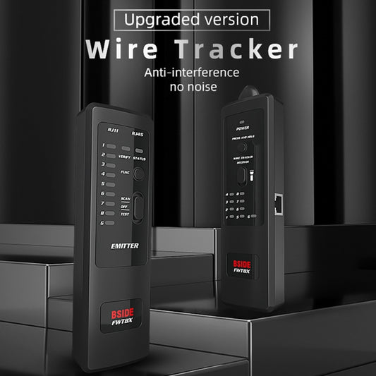 BSIDE FWT8X Dual Mode Network Wire Tracker Cable Toner RJ45 RJ11 Accurate Ethernet LAN Tracer, FWT8X
