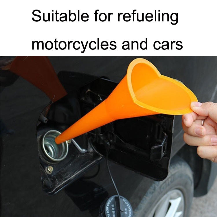 Entonnoir de remplissage en plastique mains-libres pour voiture, 10 PCS