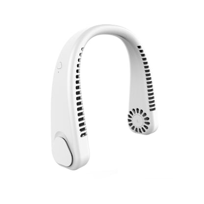 F2 Ventilateur portable USB à suspendre autour du cou, blanc, rose, bleu, vert