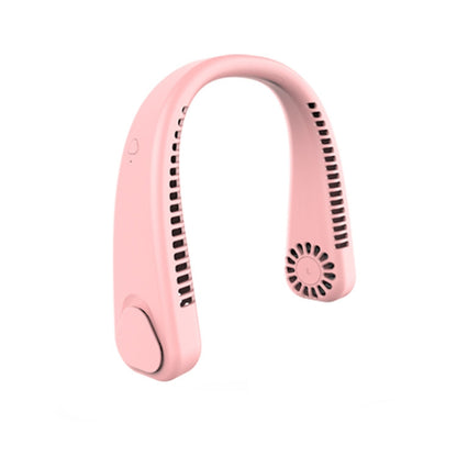 F2 Ventilateur portable USB à suspendre autour du cou, blanc, rose, bleu, vert
