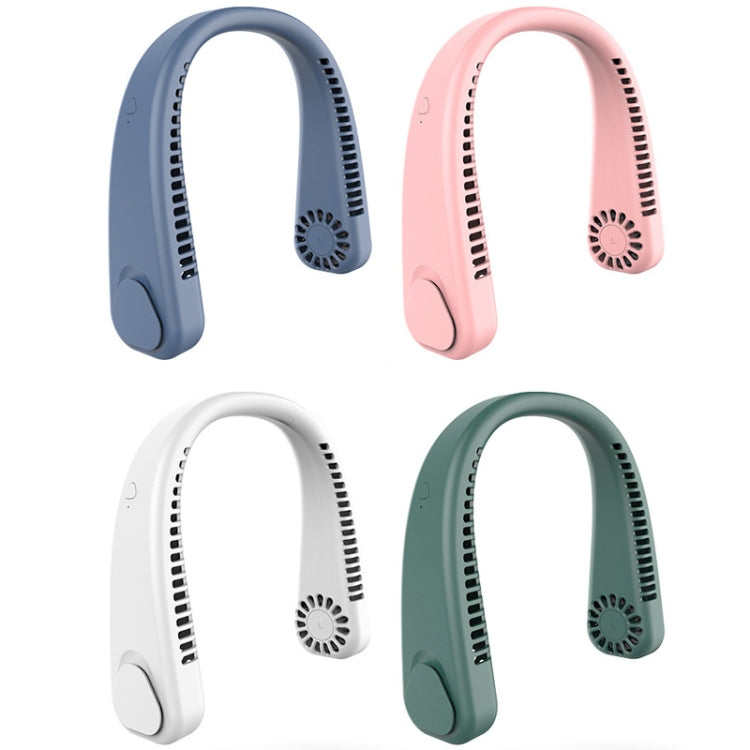 F2 Ventilateur portable USB à suspendre autour du cou, blanc, rose, bleu, vert