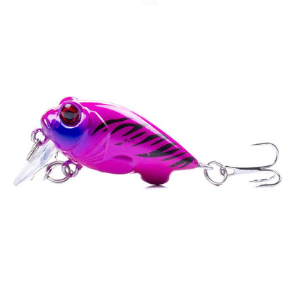 4 leurres souples HENGJIA CB051 de 4 cm / 5,2 g, 1, 2, 3, 4, 5, 6