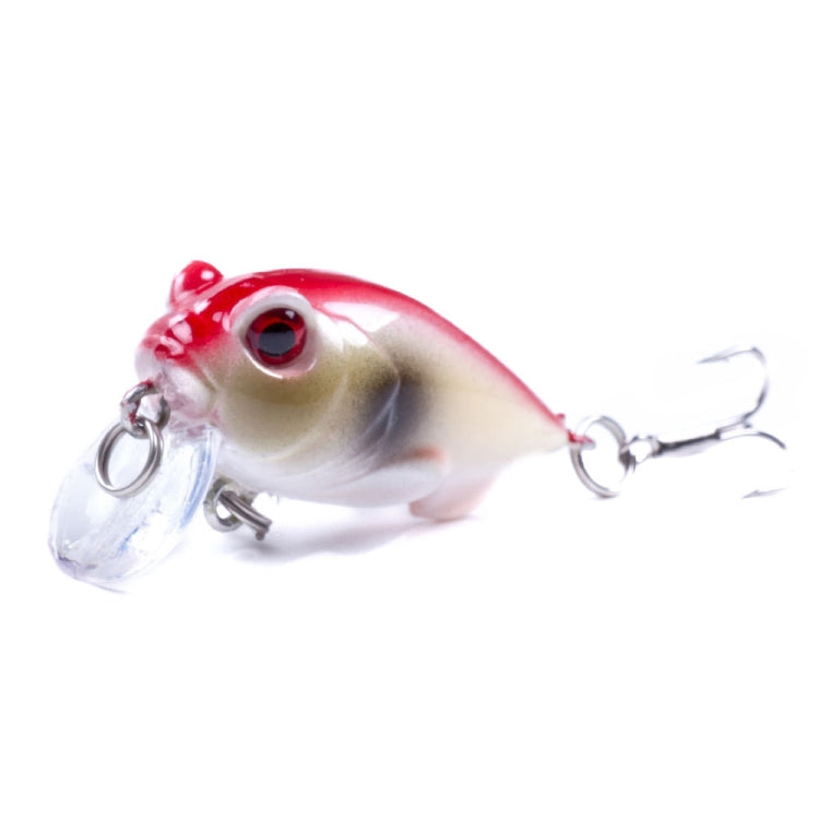 4 leurres souples HENGJIA CB051 de 4 cm / 5,2 g, 1, 2, 3, 4, 5, 6