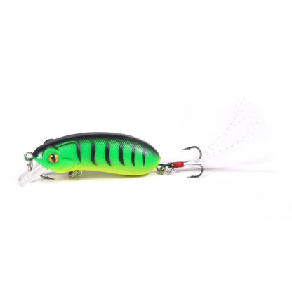 4 PCS HENGJIA CB027 10g 6cm Slow Down Feather Hook Bait, 1, 2, 3, 4, 5