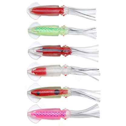 6 PCS / Sac HENGJIA SO1516 12cm / 15cm Leurre Souple Poulpe Coloré, SO1516