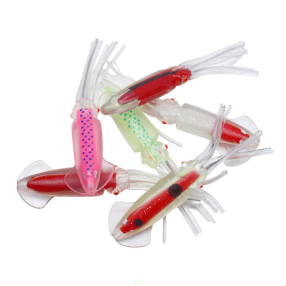 6 PCS / Sac HENGJIA SO1516 12cm / 15cm Leurre Souple Poulpe Coloré, SO1516