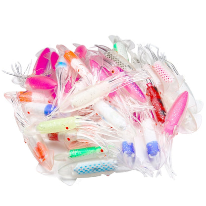 6 PCS / Sac HENGJIA SO1516 12cm / 15cm Leurre Souple Poulpe Coloré, SO1516
