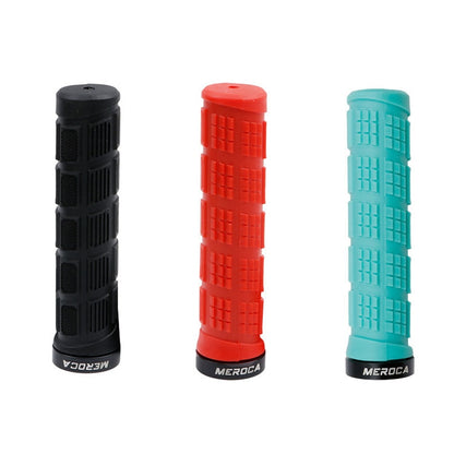 MEROCA Mountain Bike Anti-slip Shock Absorber Riding Grip Cover, Style:, One Side Lock ME38 Black, One Side Lock ME38 Red, One Side Lock ME38 Sky Blue, Bilateral Lock Thread ME15 Black, Bilateral Lock Thread ME15 Red, Bilateral Lock Thread ME15 Green  ...