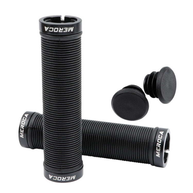 MEROCA Mountain Bike Anti-slip Shock Absorber Riding Grip Cover, Style:, One Side Lock ME38 Black, One Side Lock ME38 Red, One Side Lock ME38 Sky Blue, Bilateral Lock Thread ME15 Black, Bilateral Lock Thread ME15 Red, Bilateral Lock Thread ME15 Green  ...